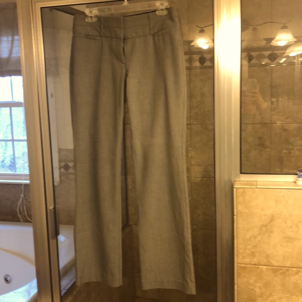 Grey boot cut dress pants